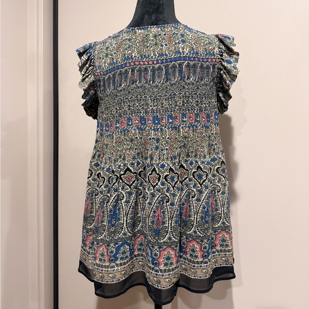 Joie Multicolor Patterned Blouse - Picture 6 of 6